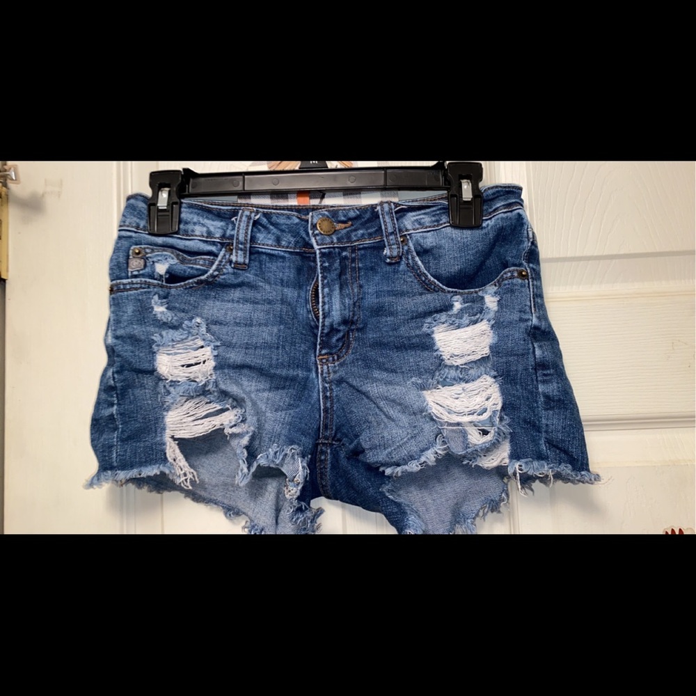 ripped shorts